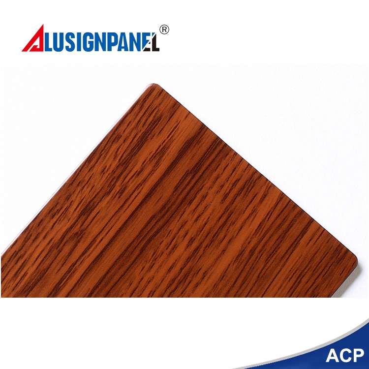 Decoration wooden texture acp wall aluminum plastic composite panels